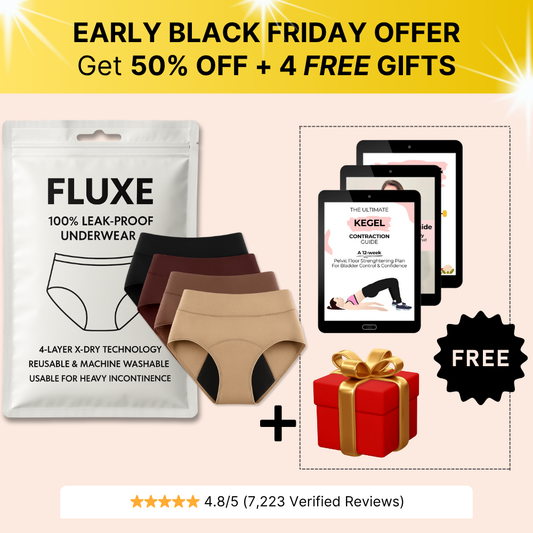 Fluxe 100% Leak-Proof Underwear That Won't Let You Down for Women 60+
