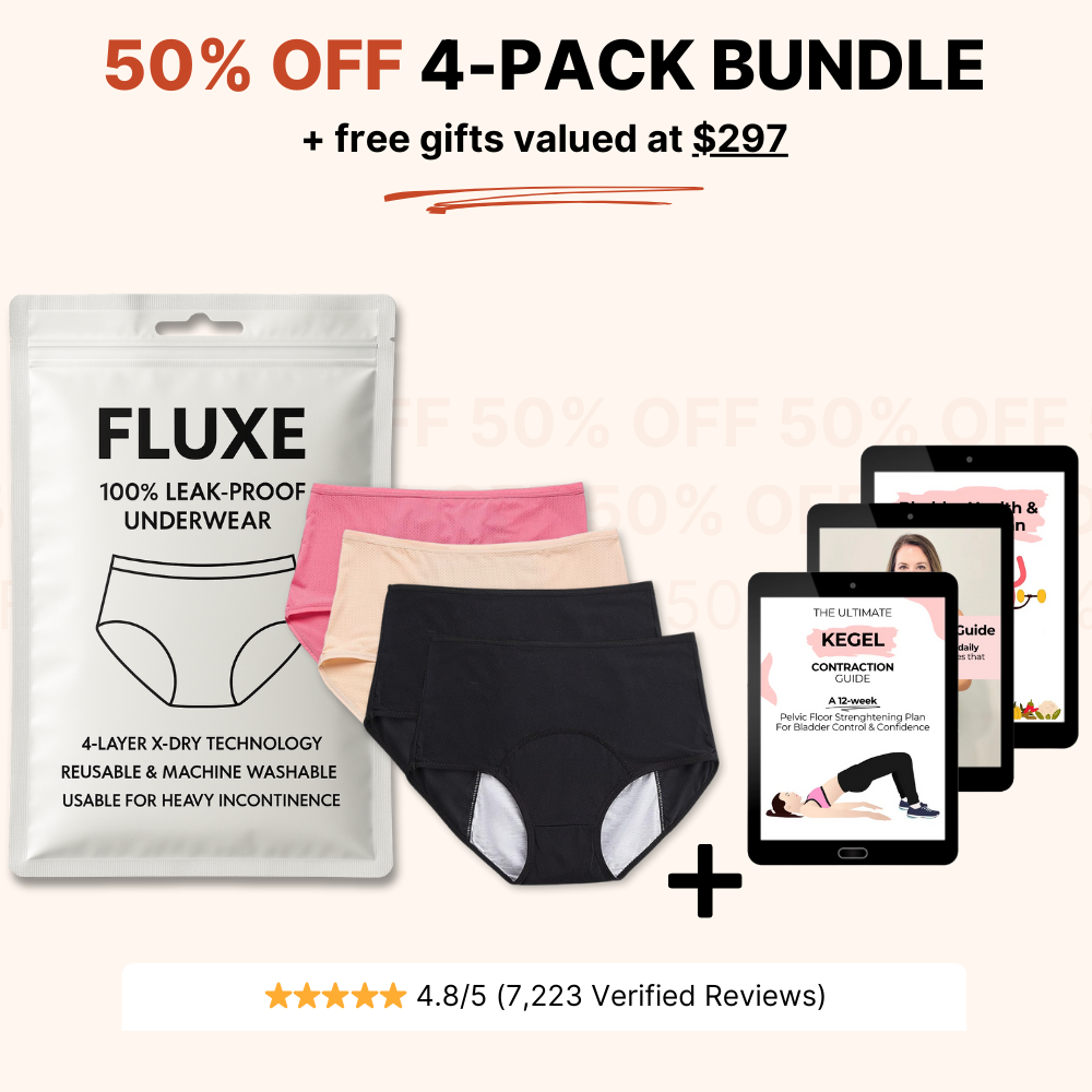 Fluxe - Leak-Proof Underwear That Won't Let You Down (4-Pack)