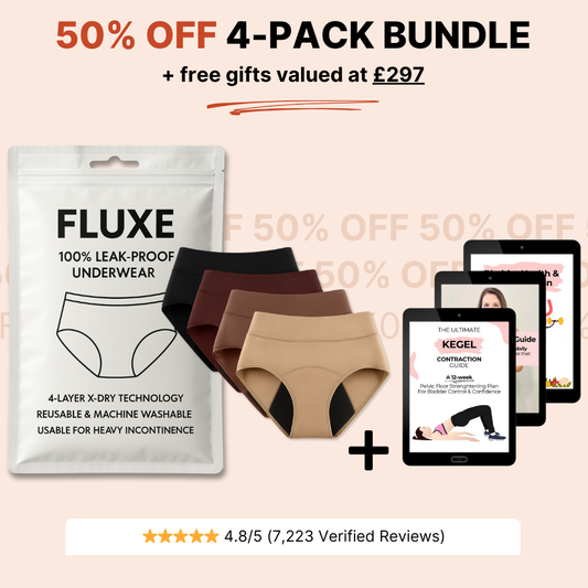 Fluxe: Leak-Proof Underwear That Won't Let You Down - 4-Pack