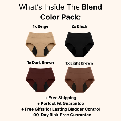 Fluxe: 100% Leak-Proof Underwear That Won't Let You Down for Women 60+ (5-Pack)